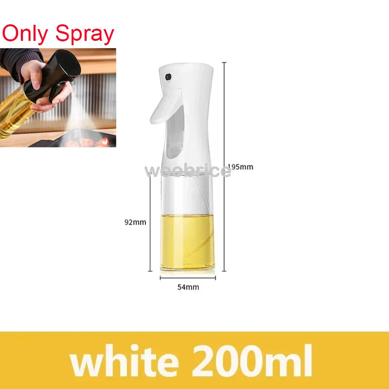 Oil Spray Plastic Household Kitchen Oil Spray Bottle Nebulizing Mist Filling Cooking Dual Use BBQ Camping Large Capacity