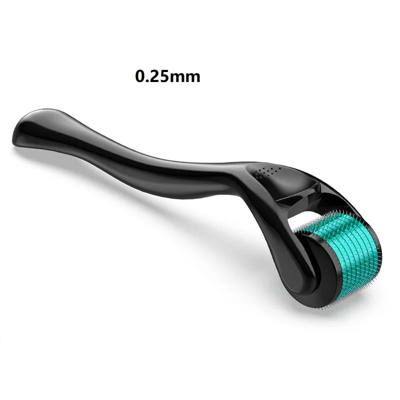 0.25mm Professional Microneedle Roller, 540 Titanium Microneedle Facial Skincare Beauty Massage Micro Grinding Tool, Massage