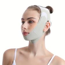 Overnight Face Lift Band with Graphene Fiber - Double Chin Reducer & Jawline Definer, Washable Reusable Beauty Strap 5 Sizes