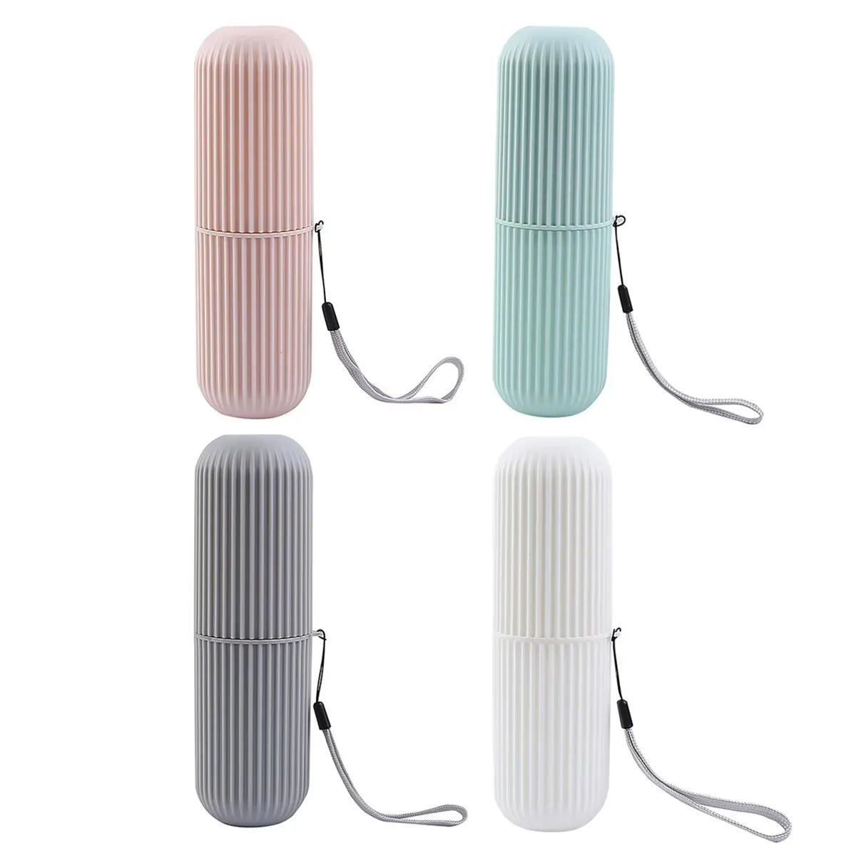 1Pc Portable Toothbrush Cup Bathroom Toothpaste Holder Storage Case Box Organizer Travel Toiletries Storage Cup New Creative