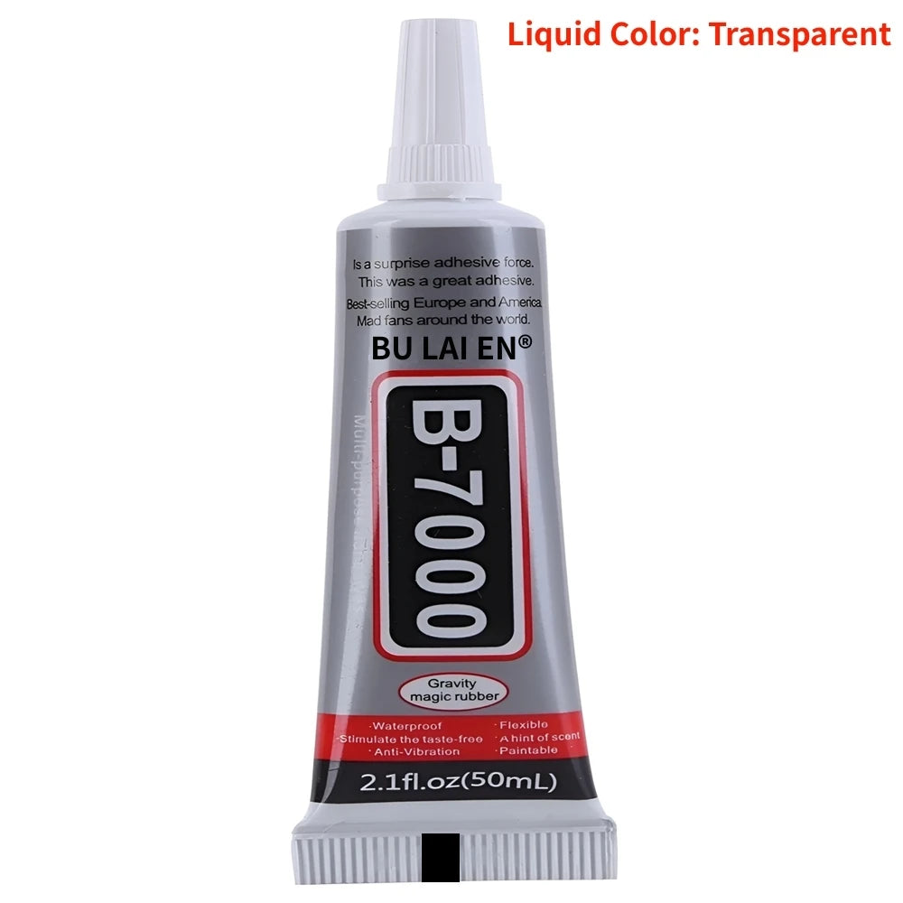 15ML 50ML 110ML B-7000 Clear Contact Phone Repair Adhesive Universal Glass Plastic DIY Glue T7000 with Precision Applicator Glue
