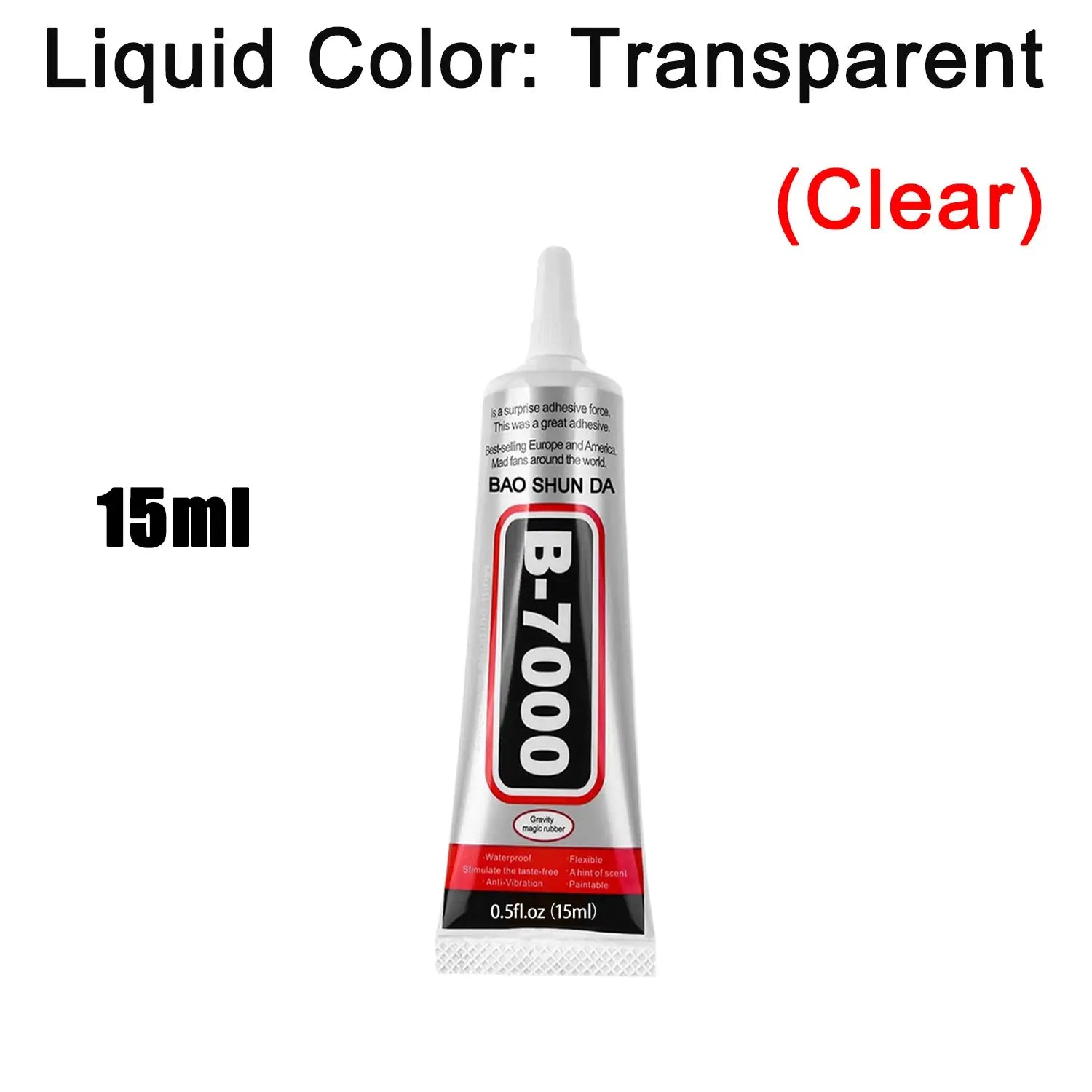 15ML 50ML 110ML B-7000 Clear Contact Phone Repair Adhesive Universal Glass Plastic DIY Glue T7000 with Precision Applicator Glue