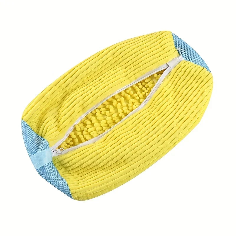 1/2PCS Washing Shoes Bag Cotton Laundry Fluffy Fibers Easily Remove Dirt Washing Bags Anti-Deformation Shoes Clothes Organizer