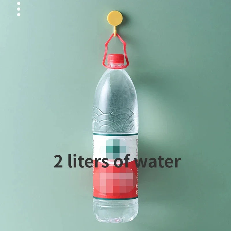 10PCS Self Adhesive Wall Hook Strong Without Drilling Coat Bag Bathroom Door Kitchen Towel Hanger Hooks Home Storage Accessories