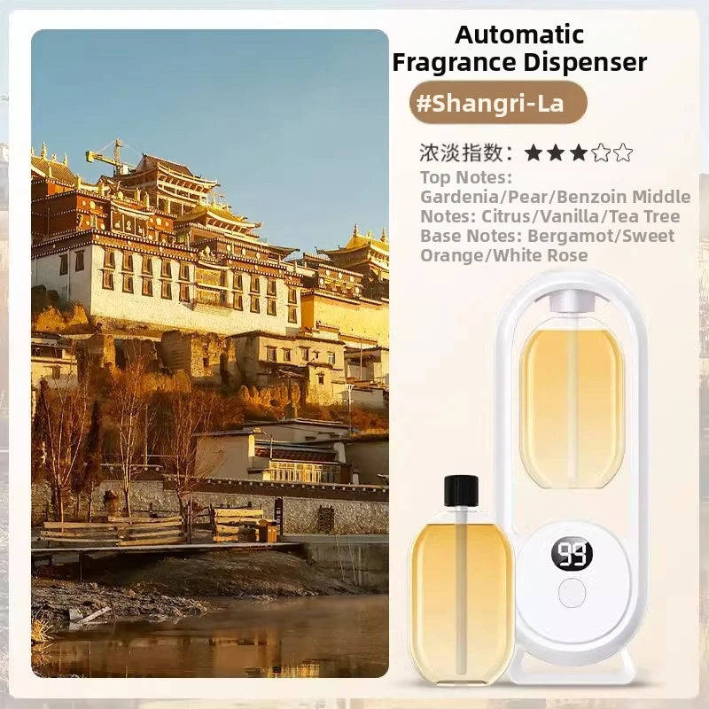 Smart Essential Oil Diffuser 5-Speed Adjustable Speed Household Fragrance Machine Kitchen & Bathroom Deodorizer Atomizer