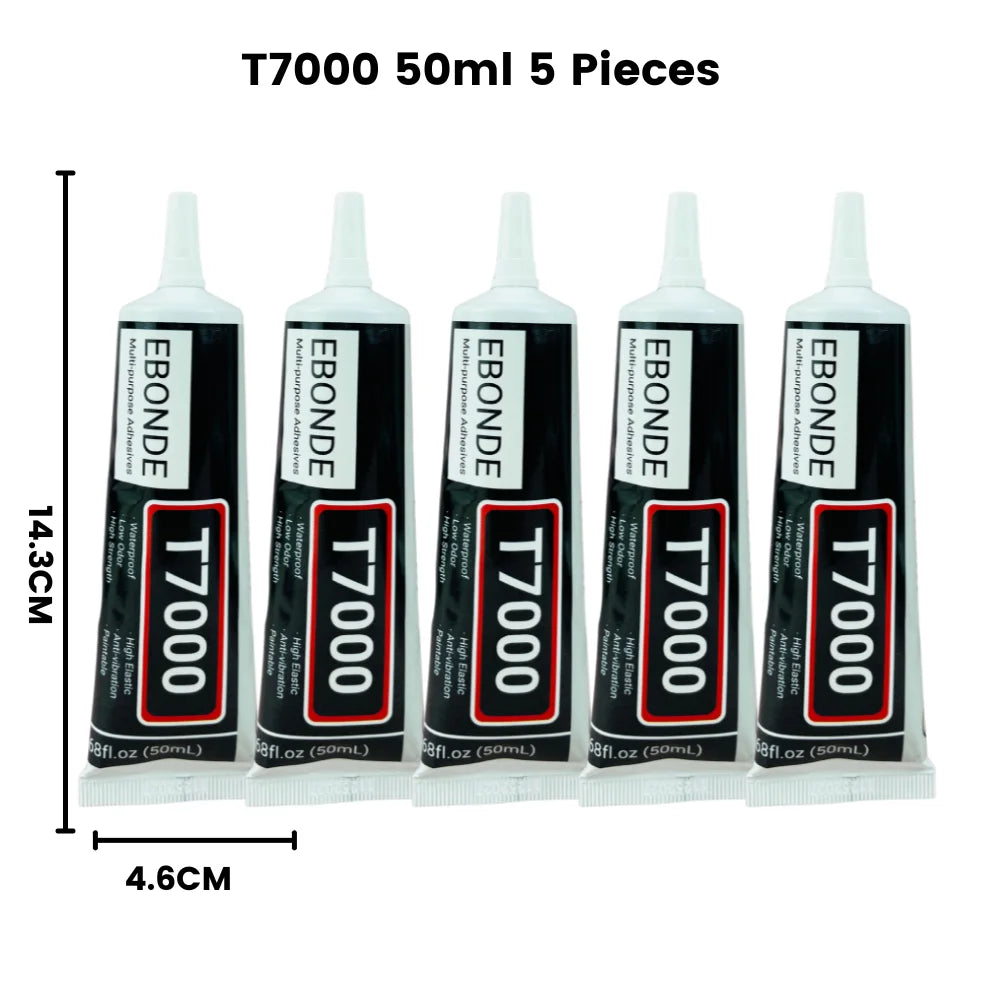 15ML 50ML 110ML B-7000 Clear Contact Phone Repair Adhesive Universal Glass Plastic DIY Glue T7000 with Precision Applicator Glue