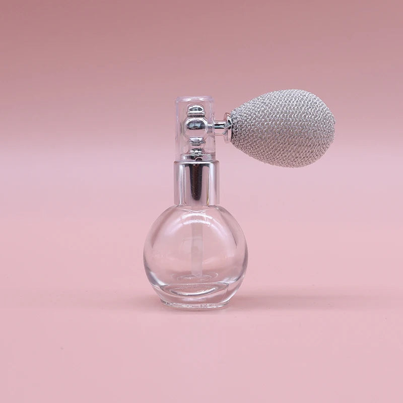 15ml Portable Vintage Crystal Glass Perfume Bottle With Airbag Atomizer Empty Cosmetic Container Mini Refillable Spray Bottles