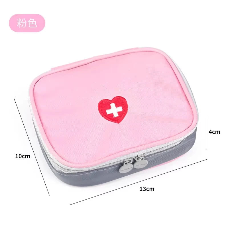 Travel Medicine Bag Pill Storage Pouch Outdoor Essentials Emergency Survival Bag Mini First-aid Kit Portable Home Storage Bag