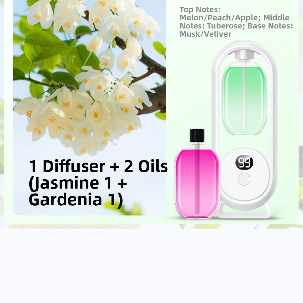 Smart Essential Oil Diffuser 5-Speed Adjustable Speed Household Fragrance Machine Kitchen & Bathroom Deodorizer Atomizer