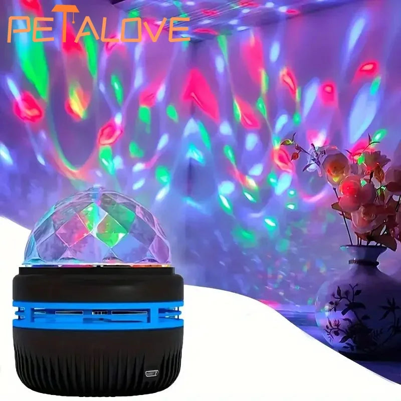 LED Starry Galaxy Projector Light RGB Smart Remote Control Star Aurora Lamp KTV USB for Home Room Camping Wedding Decorations