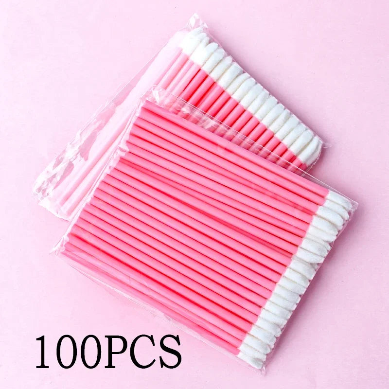 Wholesale 50/1000pcs Lip Brushes Applicators Eyelashes Brush Lipstick Brush Lip Gloss Applicator Wands Makeup Beauty Tool