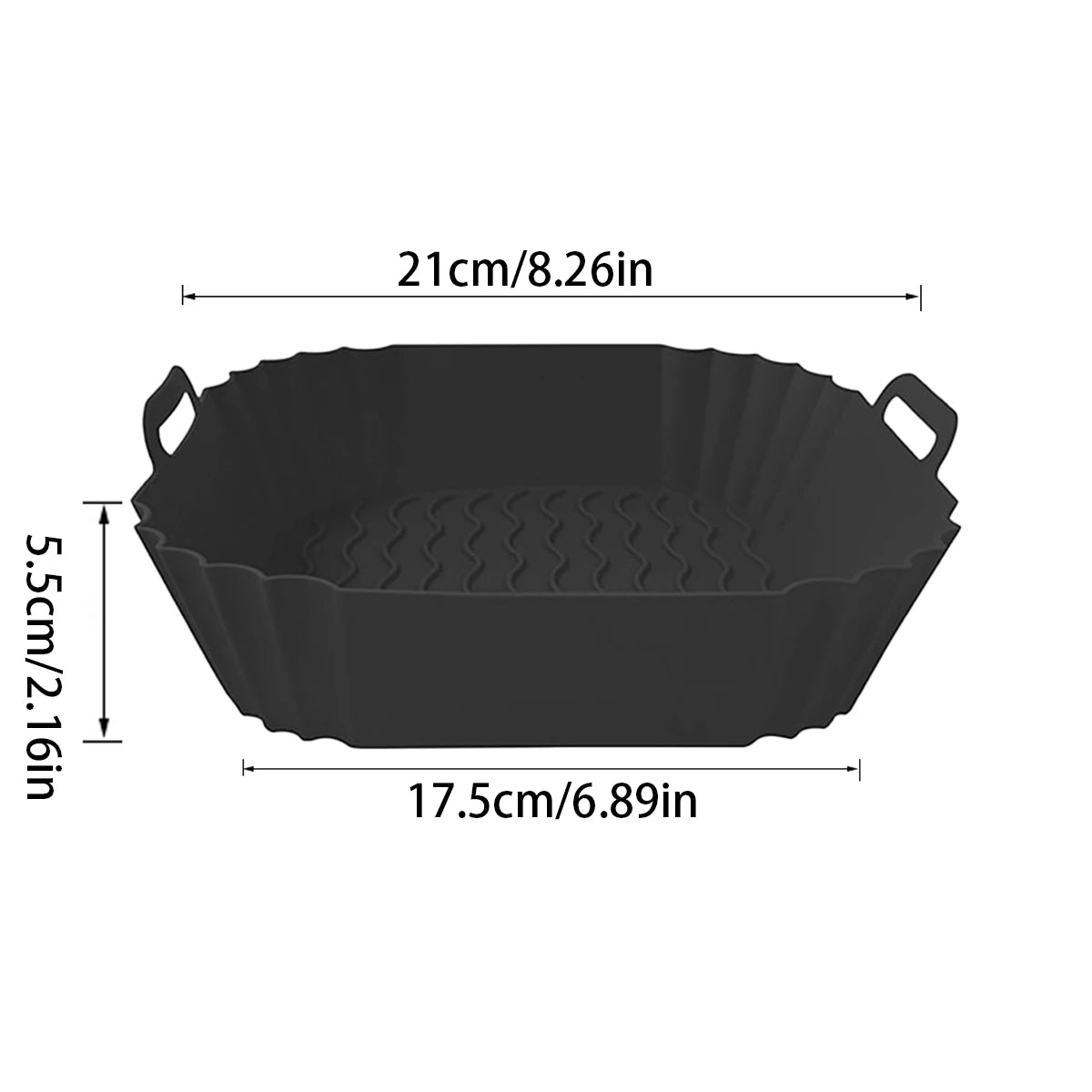 Reusable Air Fryer Silicone Liners Pot Non-Stick Airfryer Basket Cooking Gadgets Baking Tray Pizza Pan Oven Kitchen Accessories