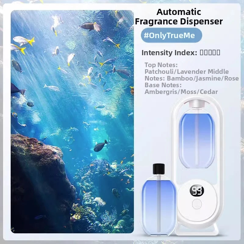 Smart Essential Oil Diffuser 5-Speed Adjustable Speed Household Fragrance Machine Kitchen & Bathroom Deodorizer Atomizer