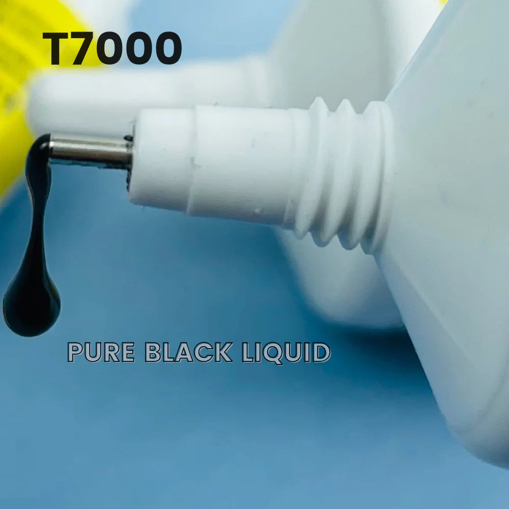 T7000 Black Contact Cellphone Tablet Repair Adhesive Strong T-7000 Glue 15ML 50ML 110ML with Fine Needle