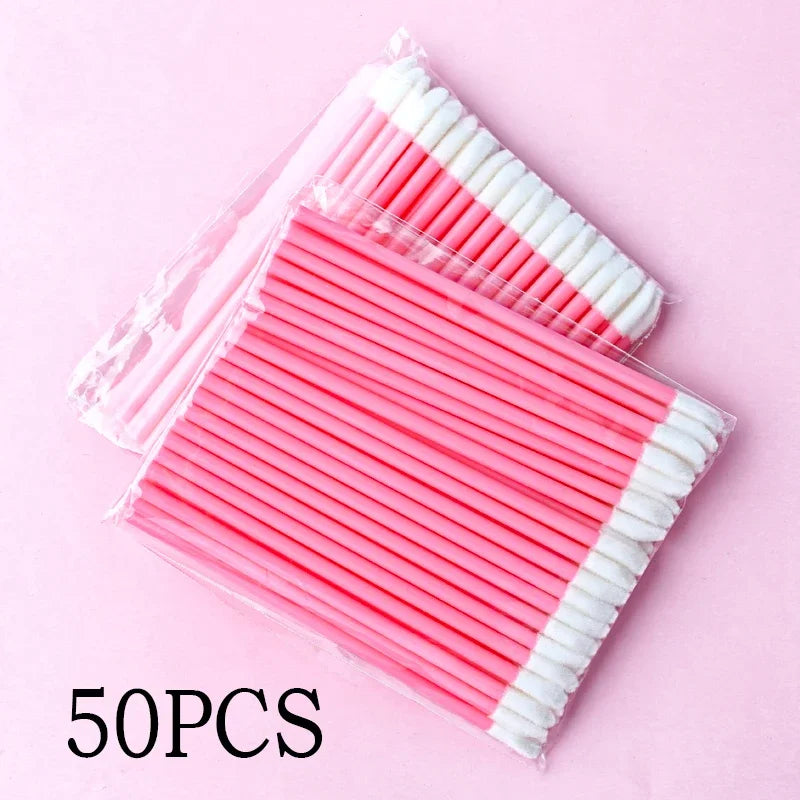 Wholesale 50/1000pcs Lip Brushes Applicators Eyelashes Brush Lipstick Brush Lip Gloss Applicator Wands Makeup Beauty Tool