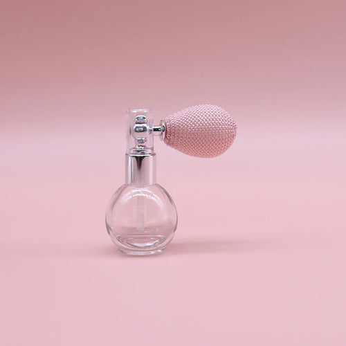 15ml Portable Vintage Crystal Glass Perfume Bottle With Airbag Atomizer Empty Cosmetic Container Mini Refillable Spray Bottles