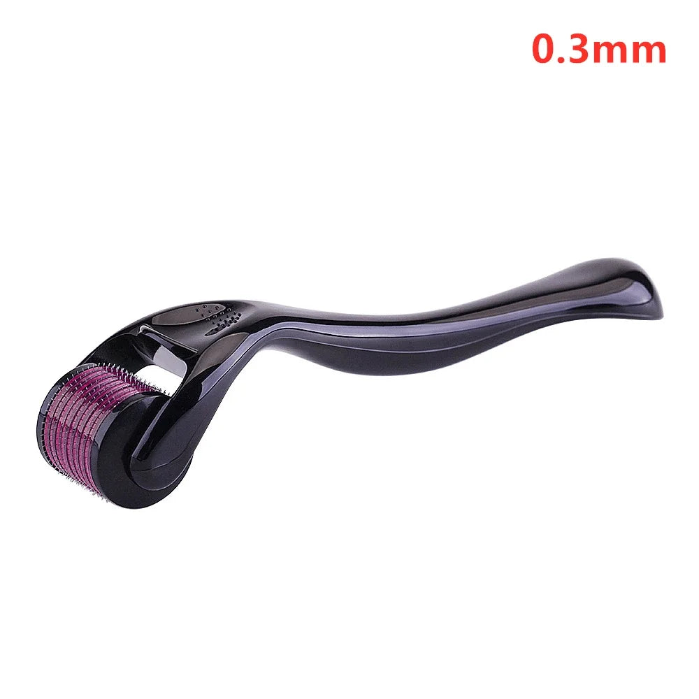 0.25mm Professional Microneedle Roller, 540 Titanium Microneedle Facial Skincare Beauty Massage Micro Grinding Tool, Massage