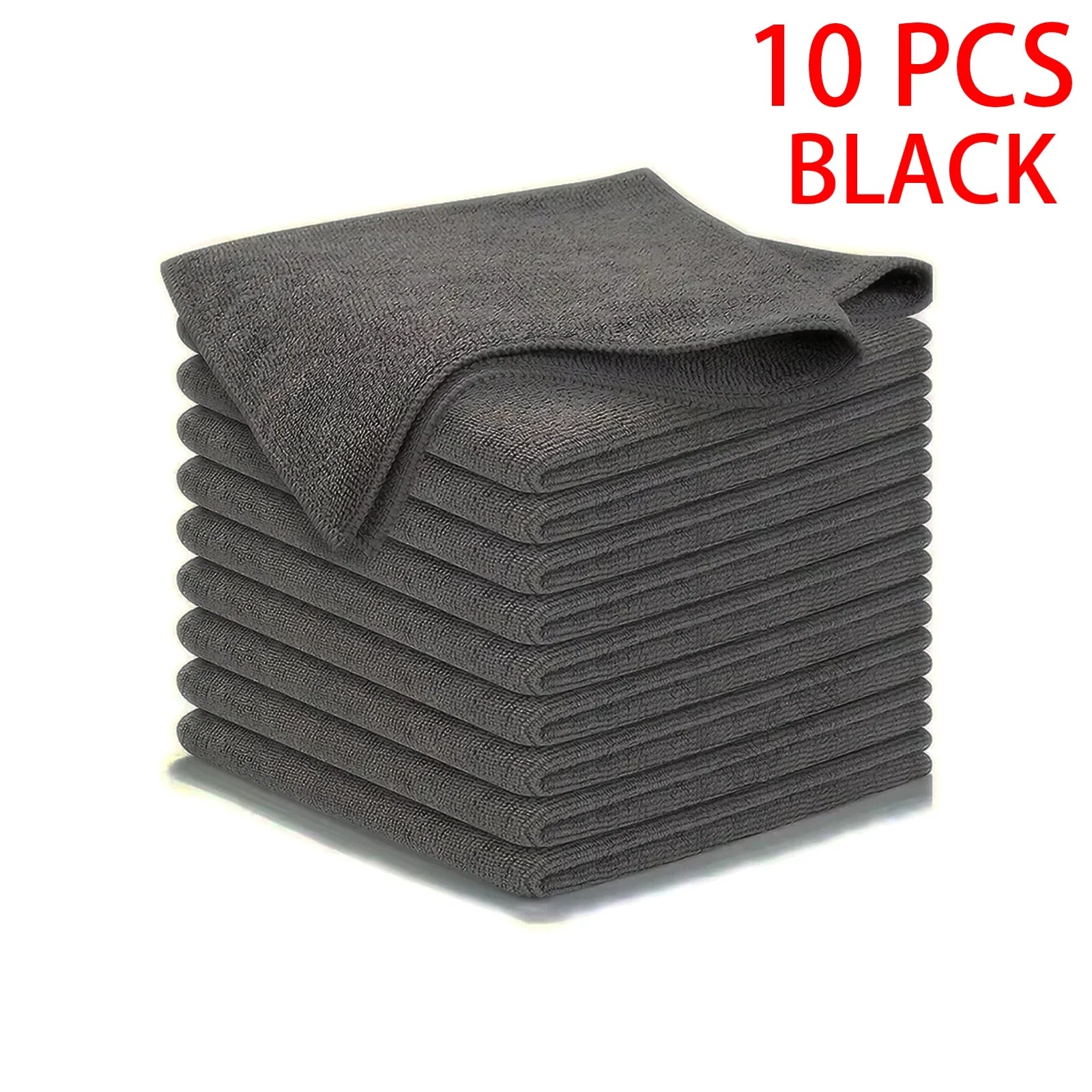 5/10/20pcs Kitchen Towel, Ultra-fine Fiber Light Gray Cleaning Cloth Set, Absorbent, Soft And Stain-removing Cloth