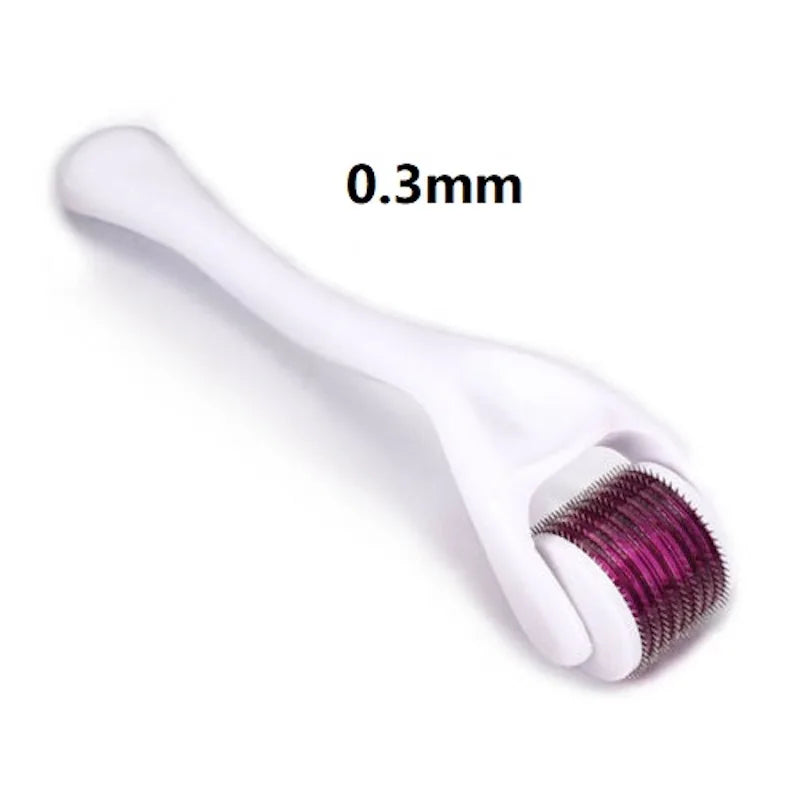 0.25mm Professional Microneedle Roller, 540 Titanium Microneedle Facial Skincare Beauty Massage Micro Grinding Tool, Massage