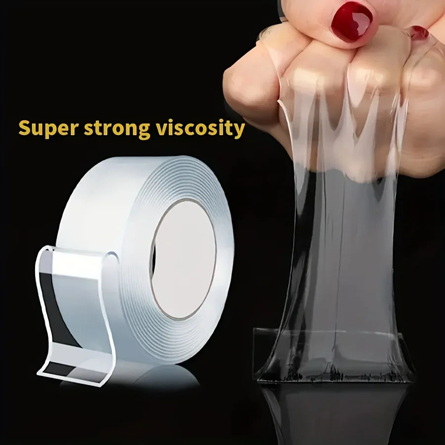 Double Sided Nano Tape Extra Strong Decorative Adhesive Tape Thickened Transparent Waterproof Tape Glue Useful Things for Home