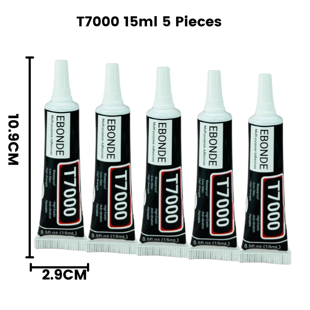 15ML 50ML 110ML B-7000 Clear Contact Phone Repair Adhesive Universal Glass Plastic DIY Glue T7000 with Precision Applicator Glue