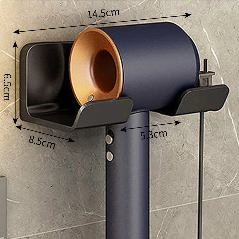 Hair Dryer Holder Wall Dryer Cradle Straightener Stand Hairdryer Organizer Box Toilet Blower Holder Shelf Bathroom Accessories