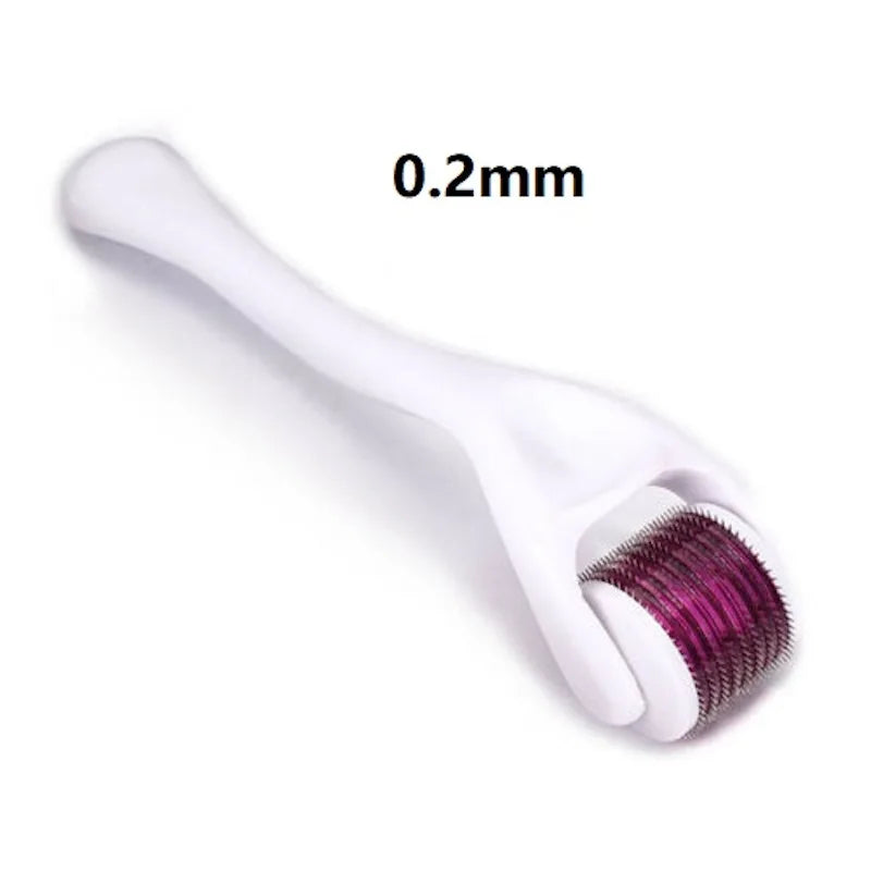 0.25mm Professional Microneedle Roller, 540 Titanium Microneedle Facial Skincare Beauty Massage Micro Grinding Tool, Massage