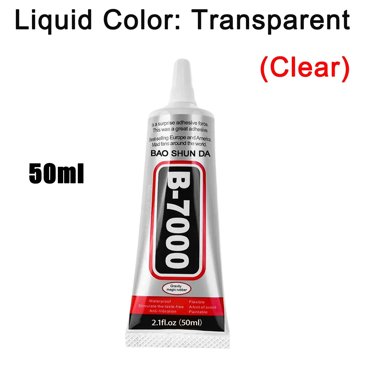 15ML 50ML 110ML B-7000 Clear Contact Phone Repair Adhesive Universal Glass Plastic DIY Glue T7000 with Precision Applicator Glue