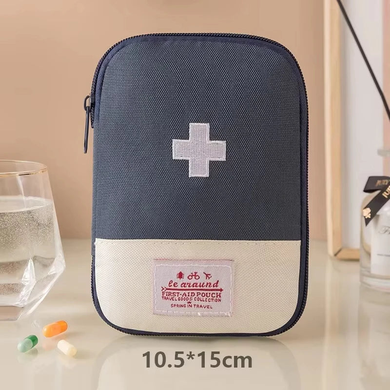 Travel Medicine Bag Pill Storage Pouch Outdoor Essentials Emergency Survival Bag Mini First-aid Kit Portable Home Storage Bag