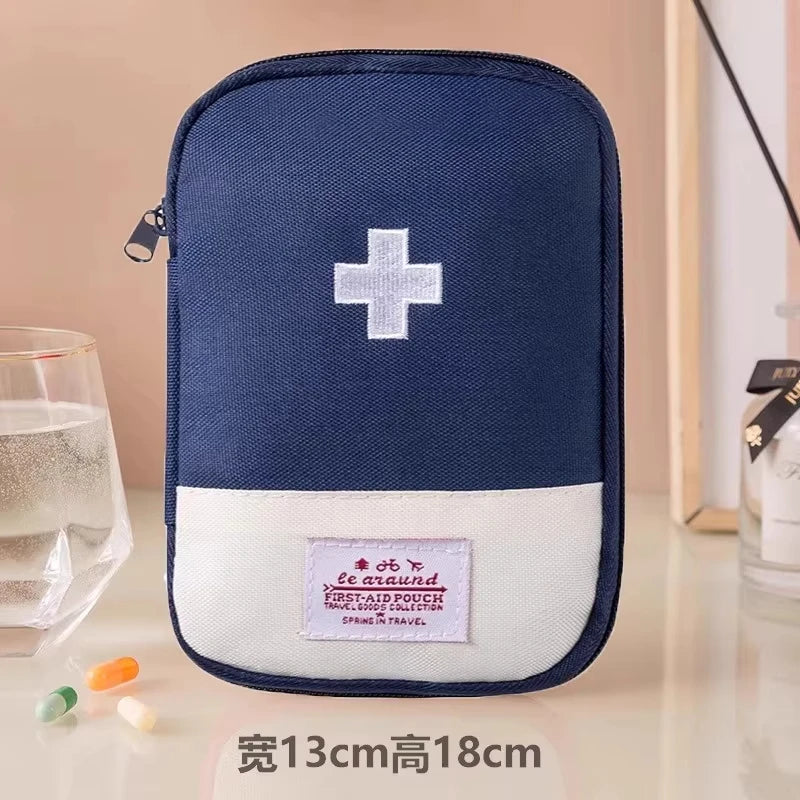 Travel Medicine Bag Pill Storage Pouch Outdoor Essentials Emergency Survival Bag Mini First-aid Kit Portable Home Storage Bag