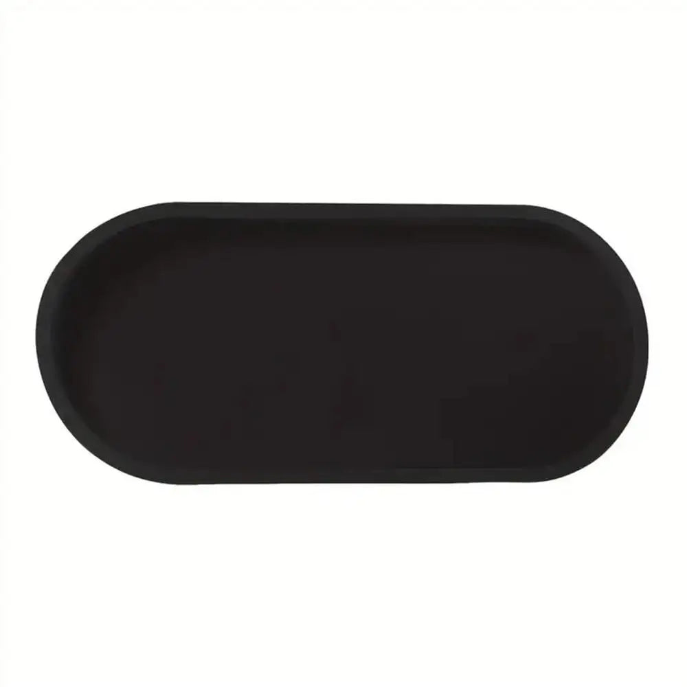 1Pc Bathroom Dressing Silicone Tray, Rectangular Dishwashing Liquid and Sponge Rack, Dressing Table Perfume Organizer, Cosmetic Ring Storage Tray, Home Essentials, Home Decoration, Home Furniture