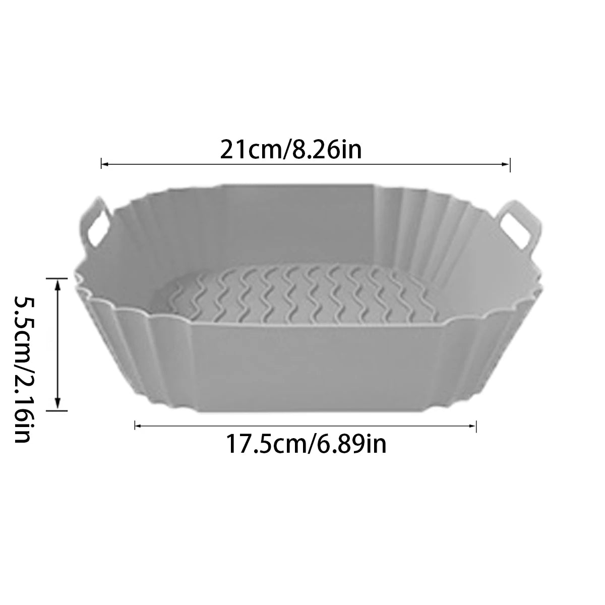 Silicone Air Fryer Liners Pot,Airfryer Basket Cooking Gadgets ,Reusable Baking Tray Non-stick Pizza Pan Oven Kitchen Accessories