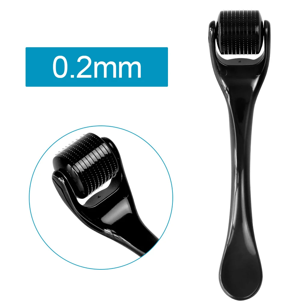 0.25mm Professional Microneedle Roller, 540 Titanium Microneedle Facial Skincare Beauty Massage Micro Grinding Tool, Massage