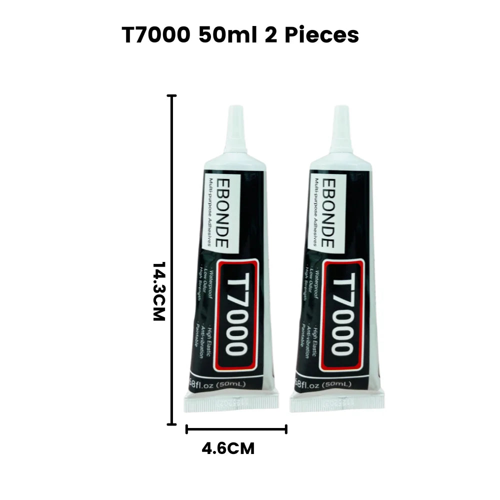 15ML 50ML 110ML B-7000 Clear Contact Phone Repair Adhesive Universal Glass Plastic DIY Glue T7000 with Precision Applicator Glue