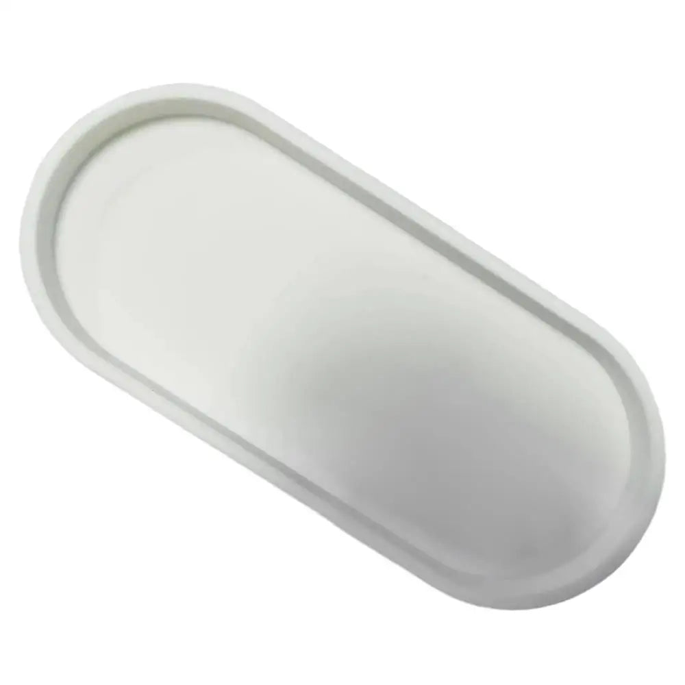 1Pc Bathroom Dressing Silicone Tray, Rectangular Dishwashing Liquid and Sponge Rack, Dressing Table Perfume Organizer, Cosmetic Ring Storage Tray, Home Essentials, Home Decoration, Home Furniture