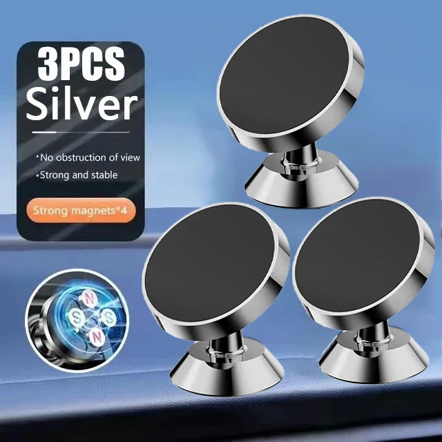 Magnetic Car Phone Holder Magnet Mount Mobile Cell Phone Stand GPS Support For iPhone 14 13 12 Pro Xiaomi Huawei Samsung Oneplus